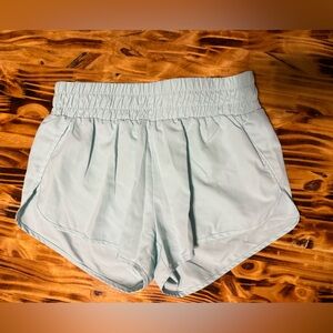 Stylish Light Blue Women's Shorts